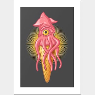 weird ice cream Posters and Art